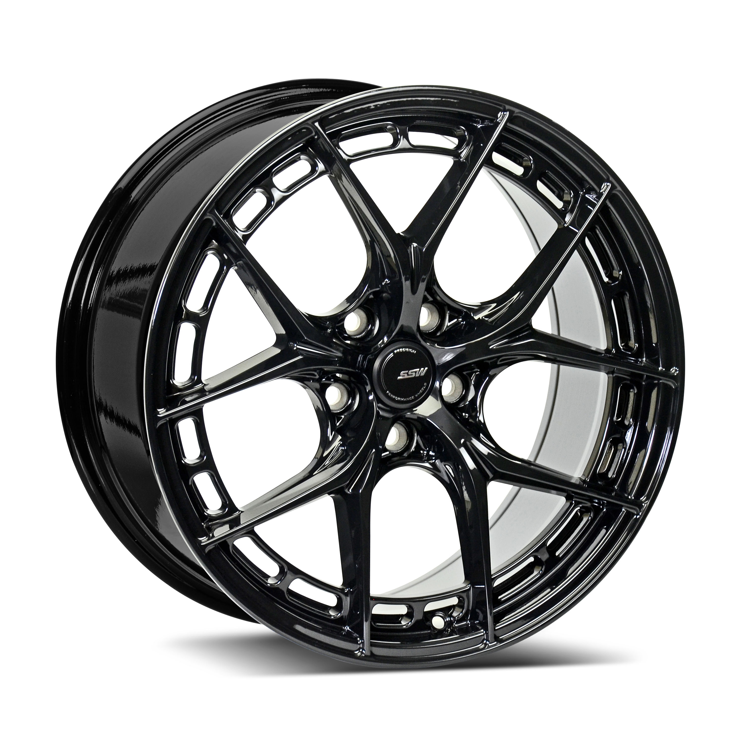 SSW S436LP 18X8.5 ET:38 5X108 63.4 BK (Made In Thailand)